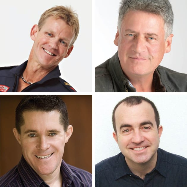 Clockwise from left: Peter Davidson, (&copy; ICMi); Jerry Grayson (&copy; ICMi), Marty Wilson (&copy; Nancy Johnson Photography); Steve Tighe (&copy; ICMi).