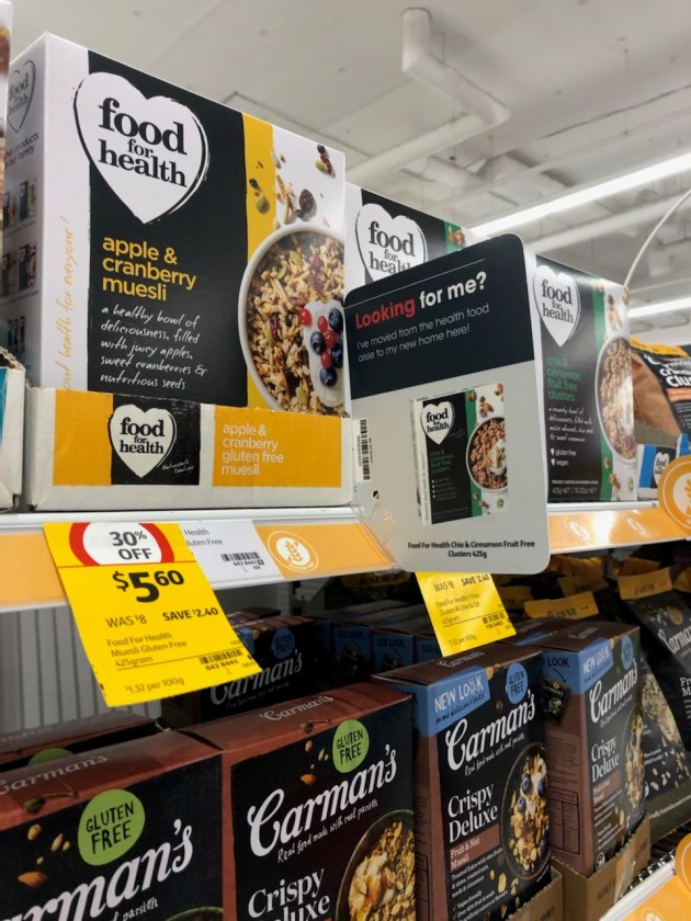 Coles has announced it will integrate health products, traditionally stocked in the health food aisle, into their respective categories across the store. The breakfast aisle is the first to undergo transformation.