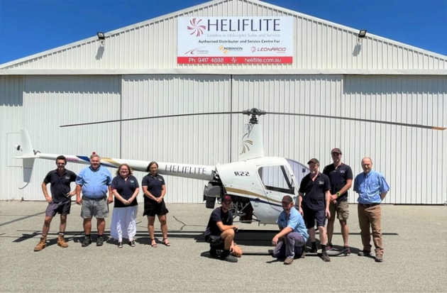 Heliflite has donated a Robinson R22 to the Stockman's Hall of Fame in Longreach, QLD. (Heliflite)