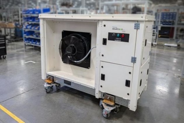 Compact CO2 condensing unit.