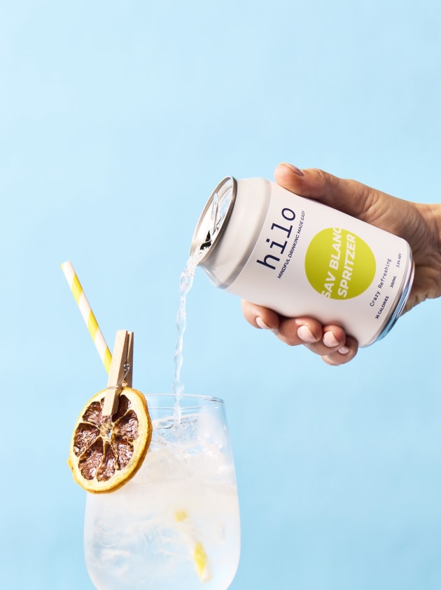 The latest low-alcohol spritzer on the market wants drinkers to experience the high of summer without the lo of a hangover. Hilo comes in three varieties: Sav Blanc, Ros&eacute;, and Shiraz. (Source: Hilo)