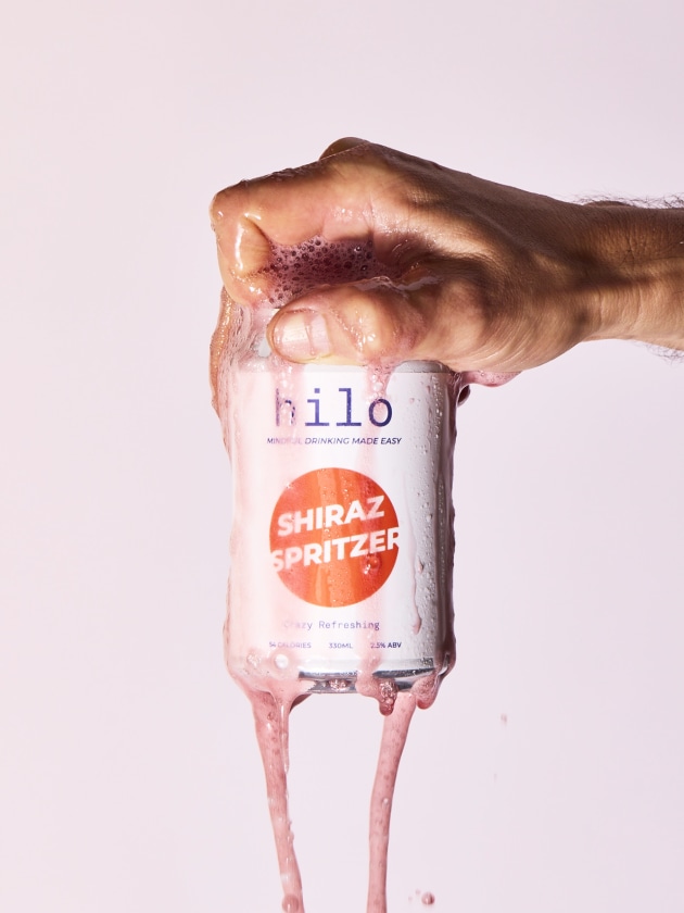 The latest low-alcohol spritzer on the market wants drinkers to experience the high of summer without the lo of a hangover. Hilo comes in three varieties: Sav Blanc, Ros&eacute;, and Shiraz. (Source: Hilo)