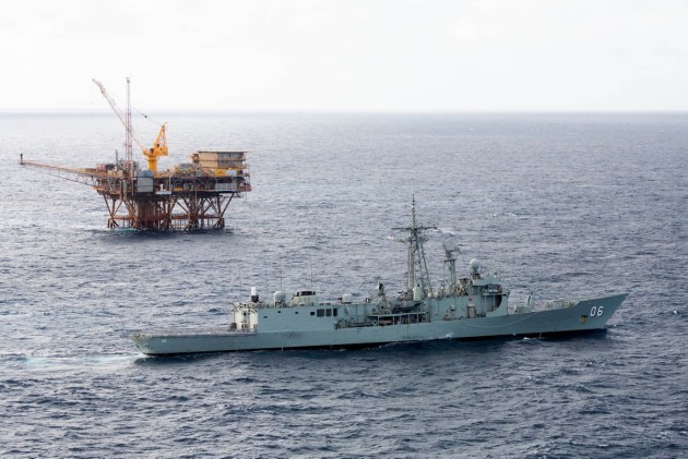 HMAS Newcastle could soon protect oil rigs around Cyprus.
Defence