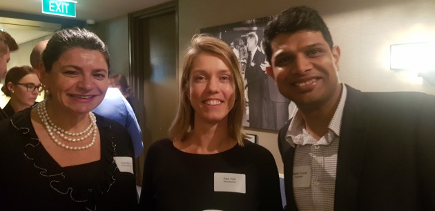 Tanya B, Coca Cola Amatil; Alex Holt, Woolworths; Sharath Chundi, Woolworths.