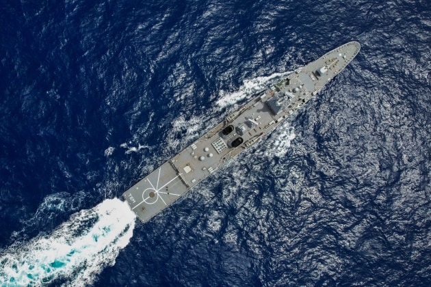 Babcock, in partnership with the Royal New Zealand Navy (RNZN) and Defence Logistics Command, has completed a large maintenance package on the Anzac-class frigate HMNZS Te Mana.

Credit: Babcock