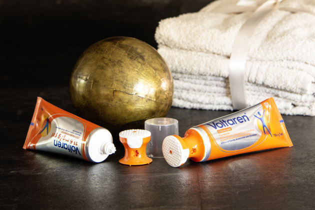 Hoffmann Neopac's winning Voltaren tube.