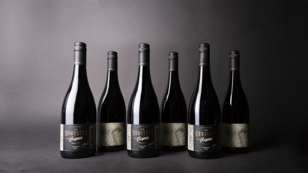 The shiraz will be sold as part of the Homeless Grapes project.