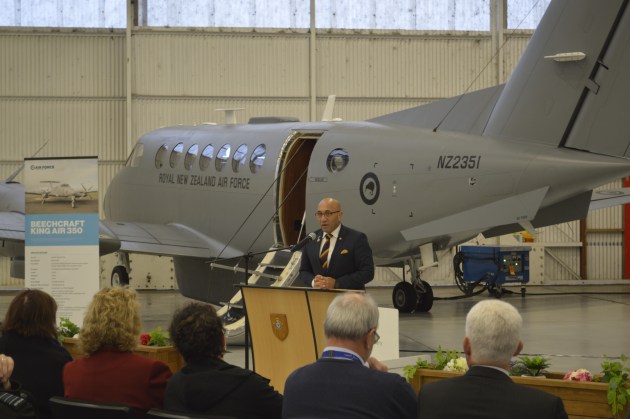 An acceptance ceremony for the fourth and final KA350 delivery was held at Ohakea with NZ Minister of Defence Ron Mark.
Supplied