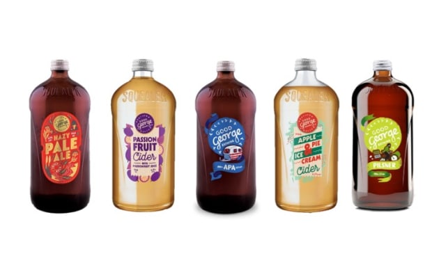 Good George beer and cider labels are digitally printed by Wrapt on the HP Indigo 20000 press.