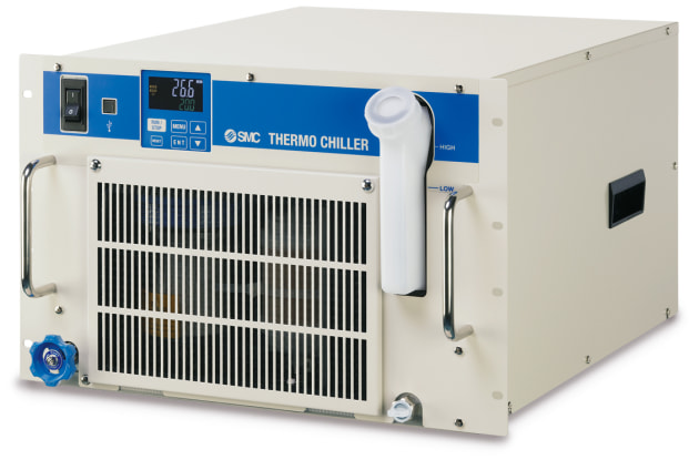 Pneumatics provider, SMC Corporation, is constructing a new technical centre in Japan to produce its smart automation solutions for the Asia Pacific region. The company is highlighting its thermo-chiller offerings, as one of the most popular ranges.
Source: SMC
