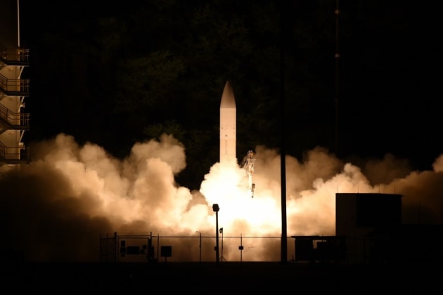 The flight experiment was conducted from the Pacific Missile Range Facility in Hawaii. (US DOD)