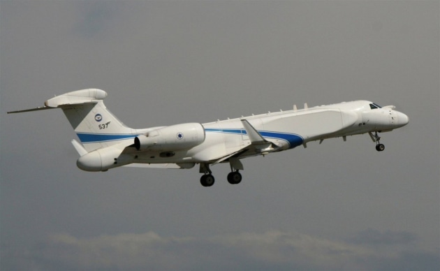 An IAI 'Shavit' aircraft, a Gulfstream G550 modified for electronic missions, in use by Israel's 122 Squadron. @IntelSky