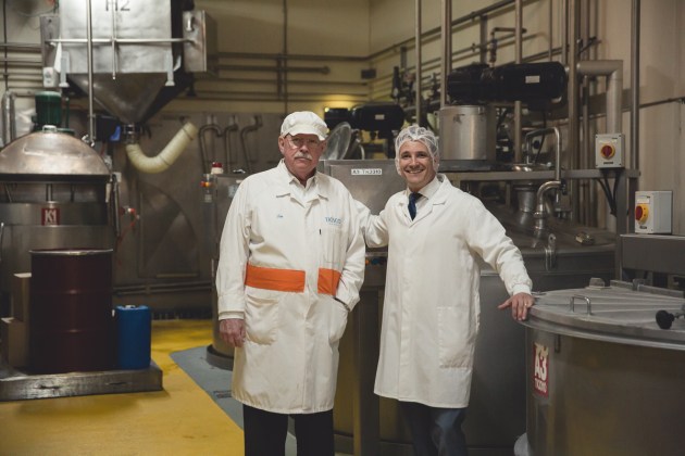 Trisco Food chairman Ian Tristram (right) and CEO Mike Tristram.