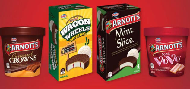 The new ice cream range celebrates old family favourites.