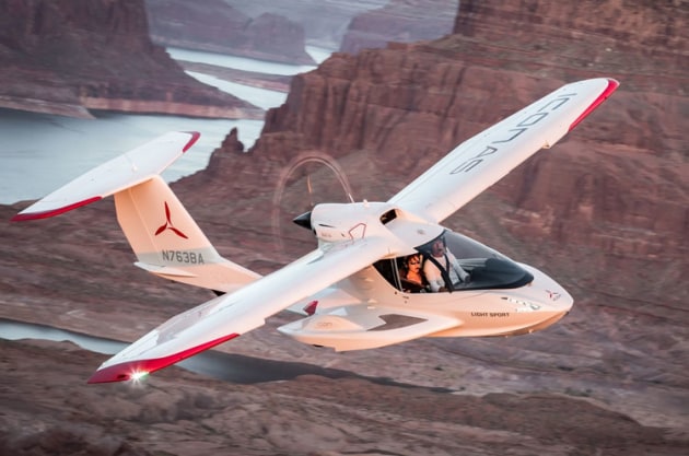 Demand has softened for the revolutionary Icon A5 amphibious LSA. (Icon Aircraft)