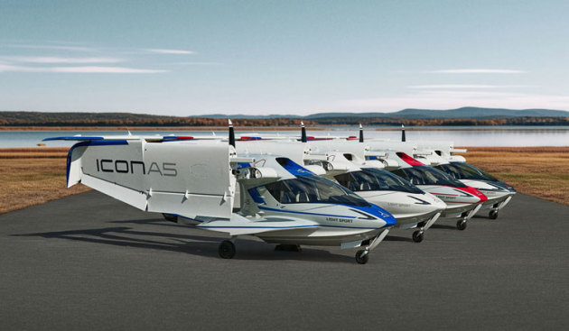 The Icon A5 amphibian is facing an uncertain future as the company has filed for Chapter 11 and put itself on the market. (Icon Aircraft)