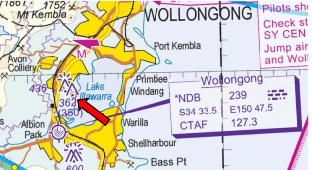 A VTC section showing the location of the proposed gas plume.