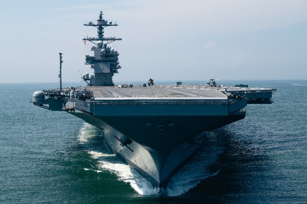 HII has announced that its Newport News Shipbuilding division has successfully completed acceptance sea trials of John F. Kennedy, the second&nbsp;Gerald R. Ford-class nuclear-powered aircraft carrier.

Credit: HII