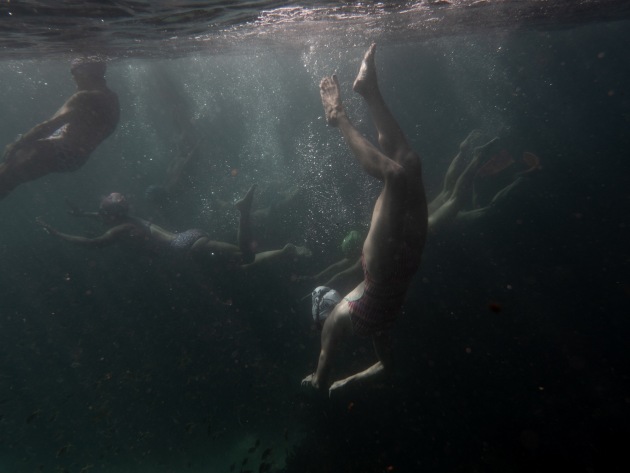 &copy; &ldquo;My underwater journey began at Shelly Beach in, Guringai, Sydney, Australia. During one of my swims, I
remember seeing a group of women swim by and playfully dive under the sea, encouraging each other as they
explored and pushed their own boundaries. I feel like this gentle encouragement and playfulness is a beautiful
part of womanhood and it&rsquo;s something I continue to explore in my personal work.&rdquo; (Photograph: Michaela
Skovranova)