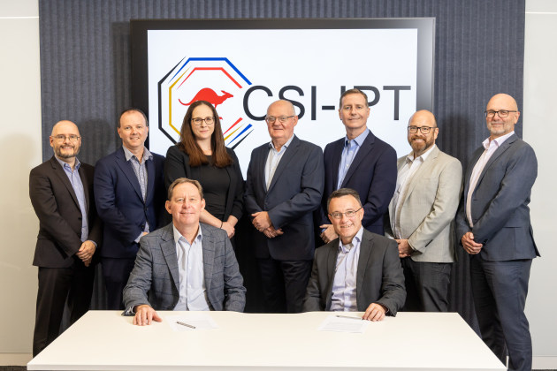 Hobart Class destroyer combat system upgrade launches CSI-IPT.  
The CSI-IPT was formed by the Commonwealth of Australia as represented by Defence, BAE Systems Australia, Saab Australia, and Lockheed Martin Australia. 

Credit: BAE Systems / Saab Australia / Lockheed Martin Australia