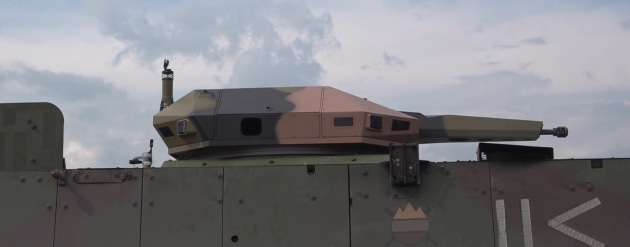 BAE Systems Australia Vantage automated turret system for ATLAS CCV close up. 

Credit: BAE Systems Australia
