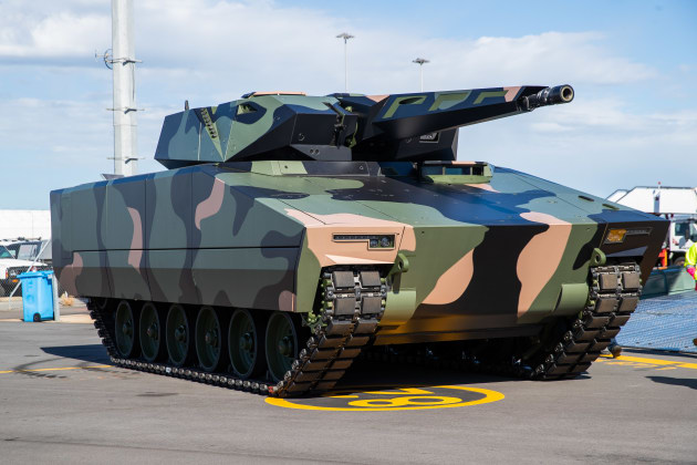 The Lynx at Adelaide Airport. (Rheinmetall)