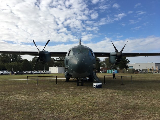 Two Spartans were outfitted in a CASEVAC role and the final containing aid packages. Credit: ADM Ewen Levick