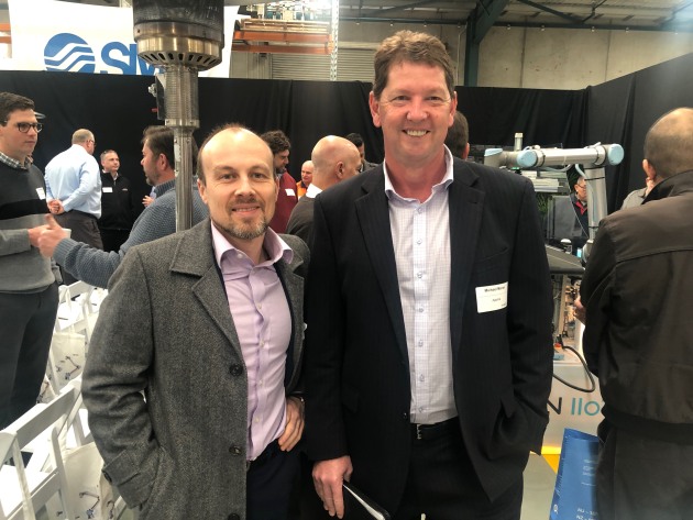 APPMA's GM Michael Moran (right) joined delegates at The Open IIoT event.