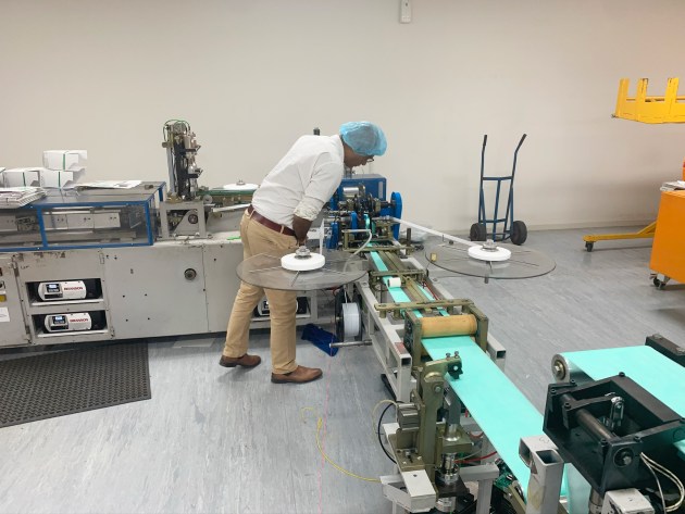 Foodmach COO Suren Moodley on site at the Med-Con production facility.