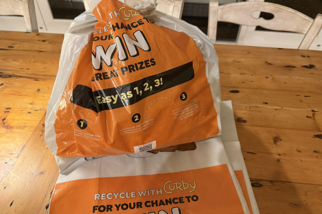 Ready to scan and recycle: the new Curby Program Bag.