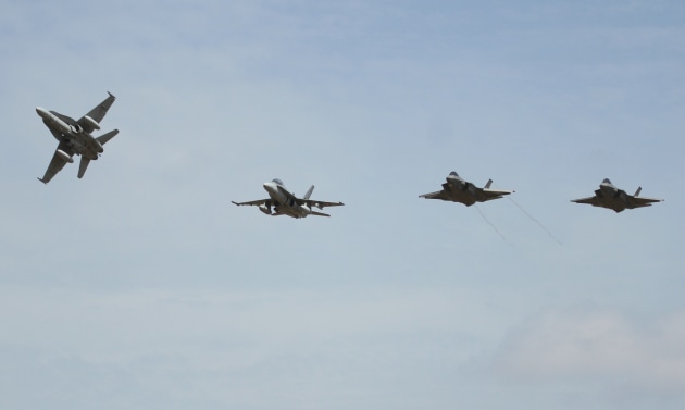 F-35s are starting flying operations out of Williamtown this week. Nigel Pittaway