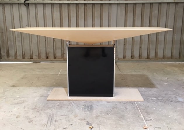 David Emery, table end view