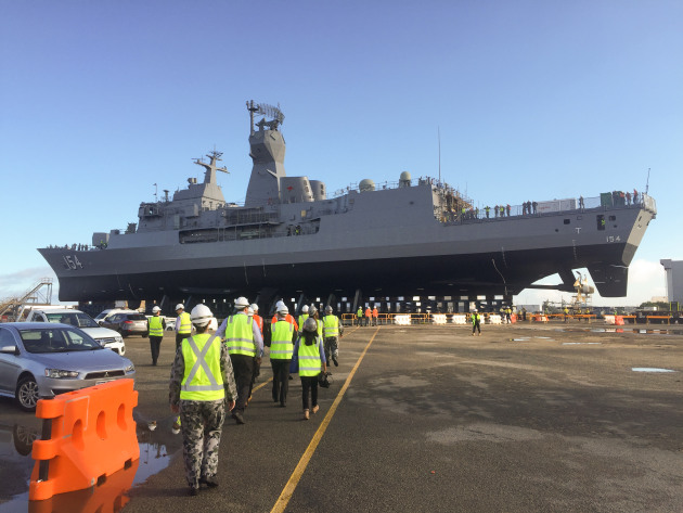 BAE Systems at Henderson during an ASMD site tour. (Katherine Ziesing)