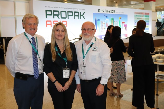 Pierre Pienaar, WPO; Nerida Kelton, AIP; Ralph Moyle, AIP.