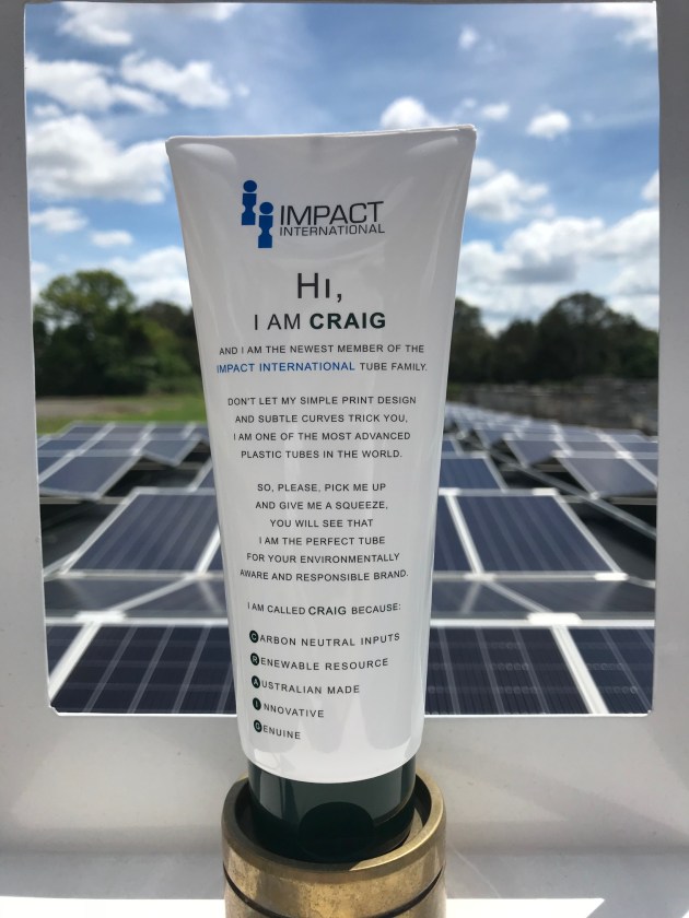 PIDA 2019 Finalist in the Health, Beauty & Wellness Category: Impact International's Craig tube.