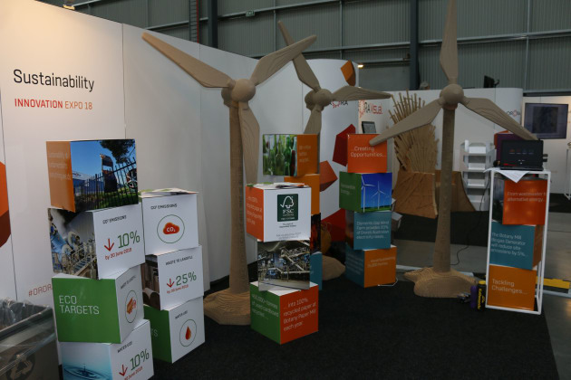 At Orora's recent innovation expo, the company also showcased sustainability initiatives.