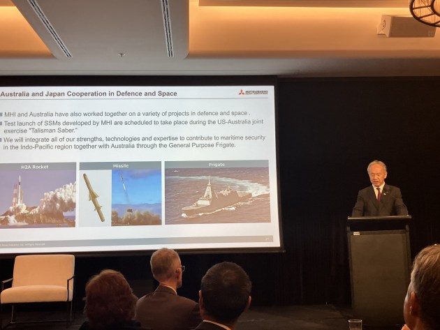 Japan has lifted its game in its bid to convince Australian decision-makers our new General Purpose frigate should be Mitsubishi&rsquo;s Mogami.

Credit: Max Blenkin