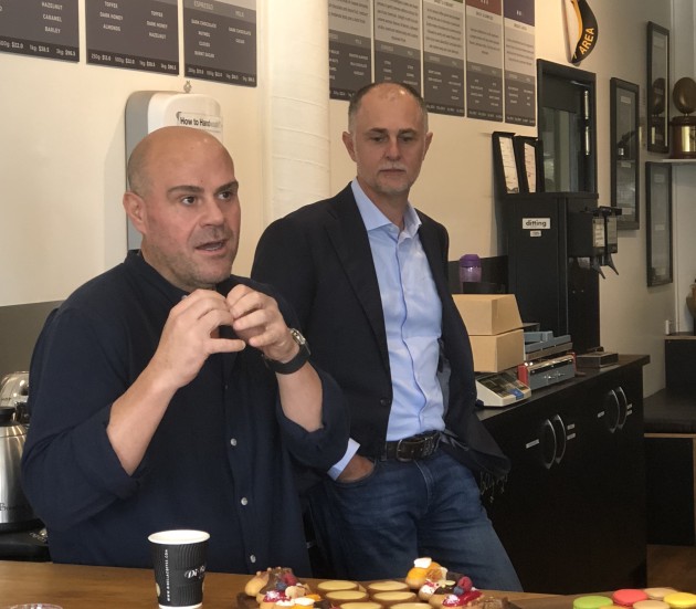 Di Bella founder Phil Di Bella (left) and CEO Darren Dench.