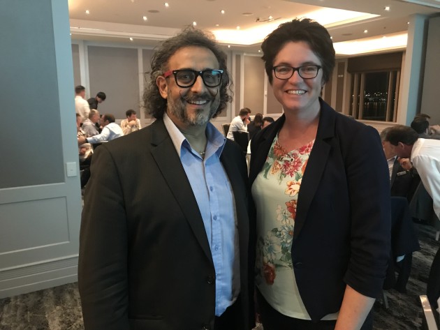APPMA vice chair Robert Marguccio and associate professor Karli Verghese, Reduce Program Leader, Fight Food Waste CRC.