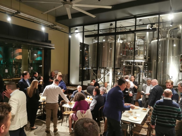 Dinner and drinks at independent family-owned craft brewery Newstead Brewery.