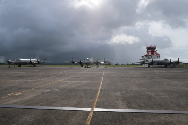 No 5 Squadron, which operates the P-3K2, completed a final flypast with the three aircraft at its home on Base Auckland, Whenuapai on 24 January. (Tim Fish)