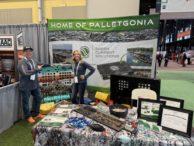 A dedicated Reusable Packaging Pavilion will once again be in place. Home of Palletgonia's exhibit on this pavilion at Pack Expo 2024. Image: PKN