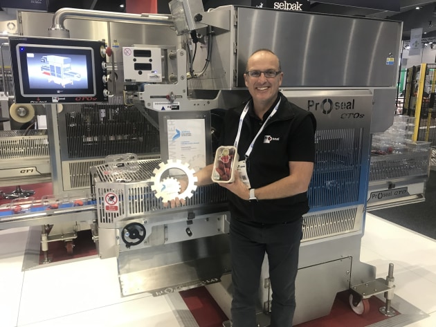 "We're so proud": Gary Lee, ProSeal, with the APPMA Award of Excellence for Customer Collaboration.