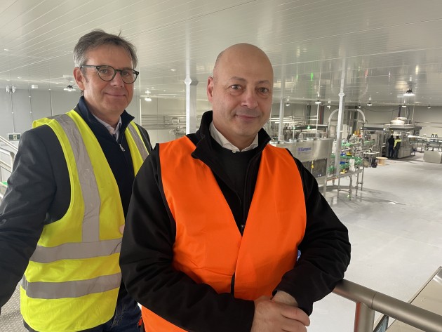 'Can do' approach: Jens Kautzky and John Lanza at the new Preston facility.
