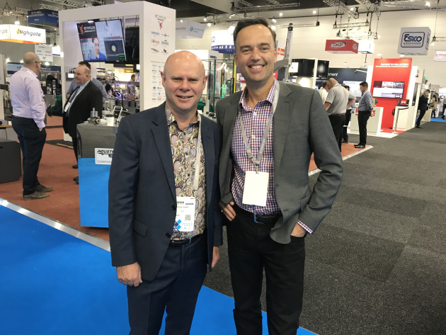 Steven Kramer and Paul Crisp of Orora.