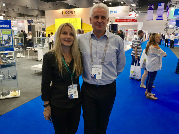 Nerida Kelton of AIP and John Bigley of Zipform.
