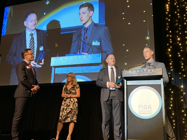 An elated Michael van Dord of Caps and Closures on winning the Gold along with Nulon in the Domestic & Household category.