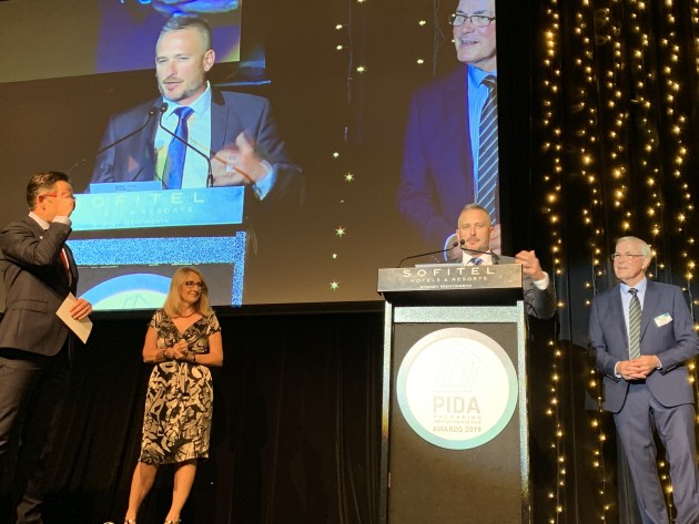 Mark Daws of Currie Group speaks of the value of collaboration after winning the gold in the Labels & Decoration category for the PKN Rhinosdownunder cover execution.