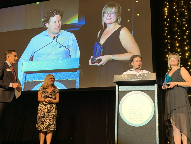 Punchbowl Packaging took home Gold in the Sustainable Packaging Materials category for the Kaituna Blueberries peel-able, re-sealable, tamper-proof top seal fibre punnets.