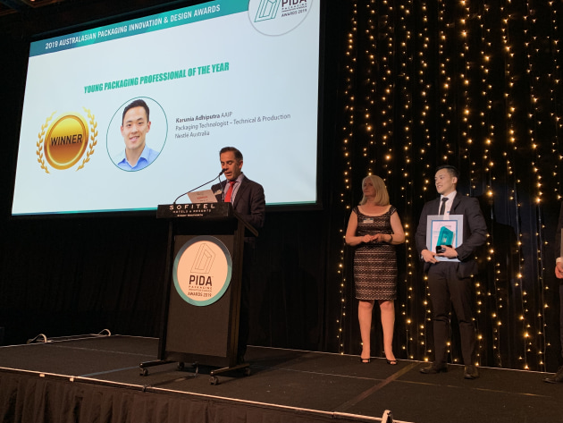 Young talent: Karunia Adhiputra (Adhi) was announced Young Packaging Professional of the Year 2019.